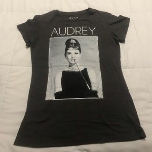 Audrey Hepburn tee- shirt